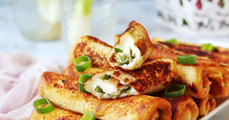 Scallion Cream Cheese Rollups