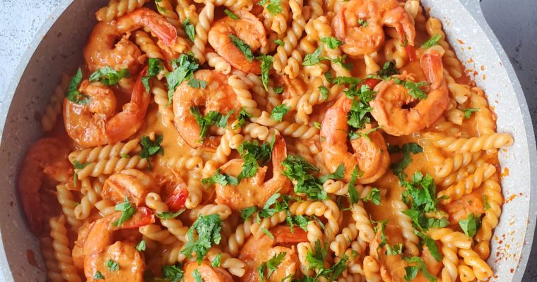 Shrimp Tikka Masala Pasta