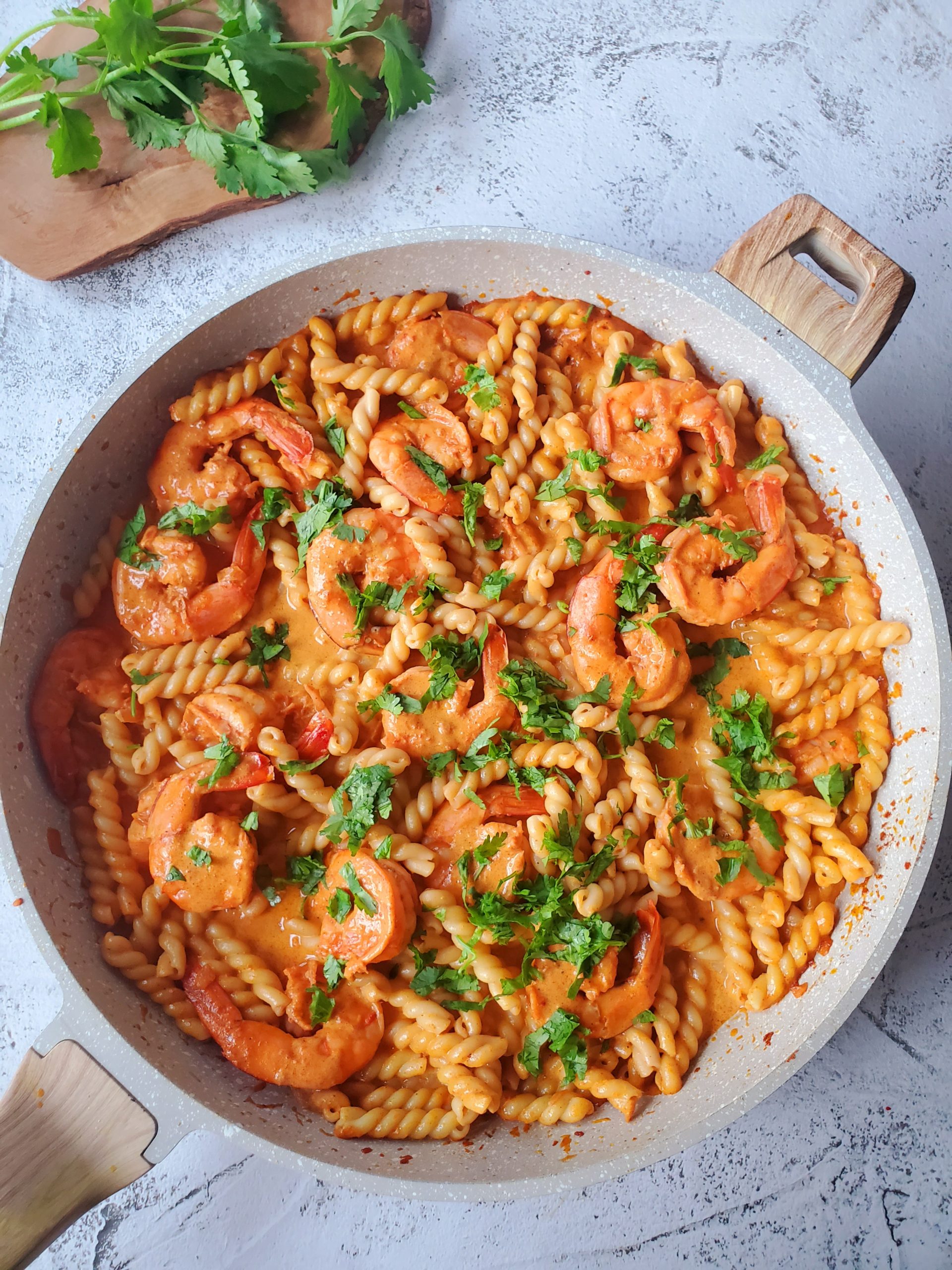 Shrimp Tikka Masala Pasta